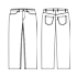 Hose m. Jeans-Look, Club-Classic