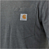 Mittelschweres Force®-T-Shirt mit entspannter Passform und langen Ärmeln und Taschen